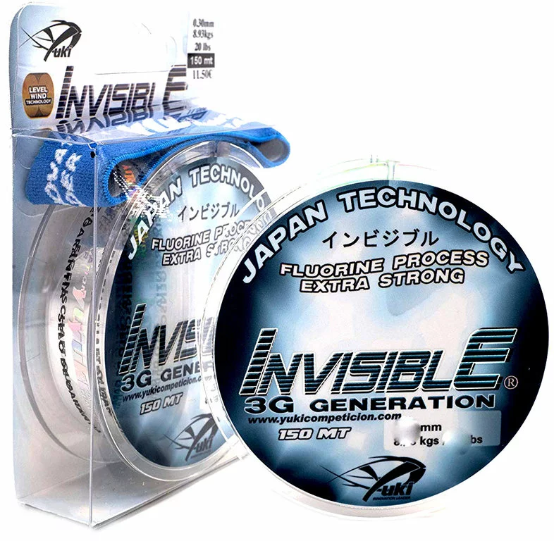 Yuki Invisible 3G Fluo Coated Nylon 300 M (0,40mm) 3 Yuki Invisible 3G Fluo Coated Nylon 300 M (0,40mm)