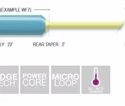 Airflo 40+ SNIPER WF9 Floating -Hengels Winkel Airflo 40 Sniper Intermediate WF Power Core Clear BluePale Yellow Fly Line R40 SN WFXFI CBYL r40 sn box 998962 2