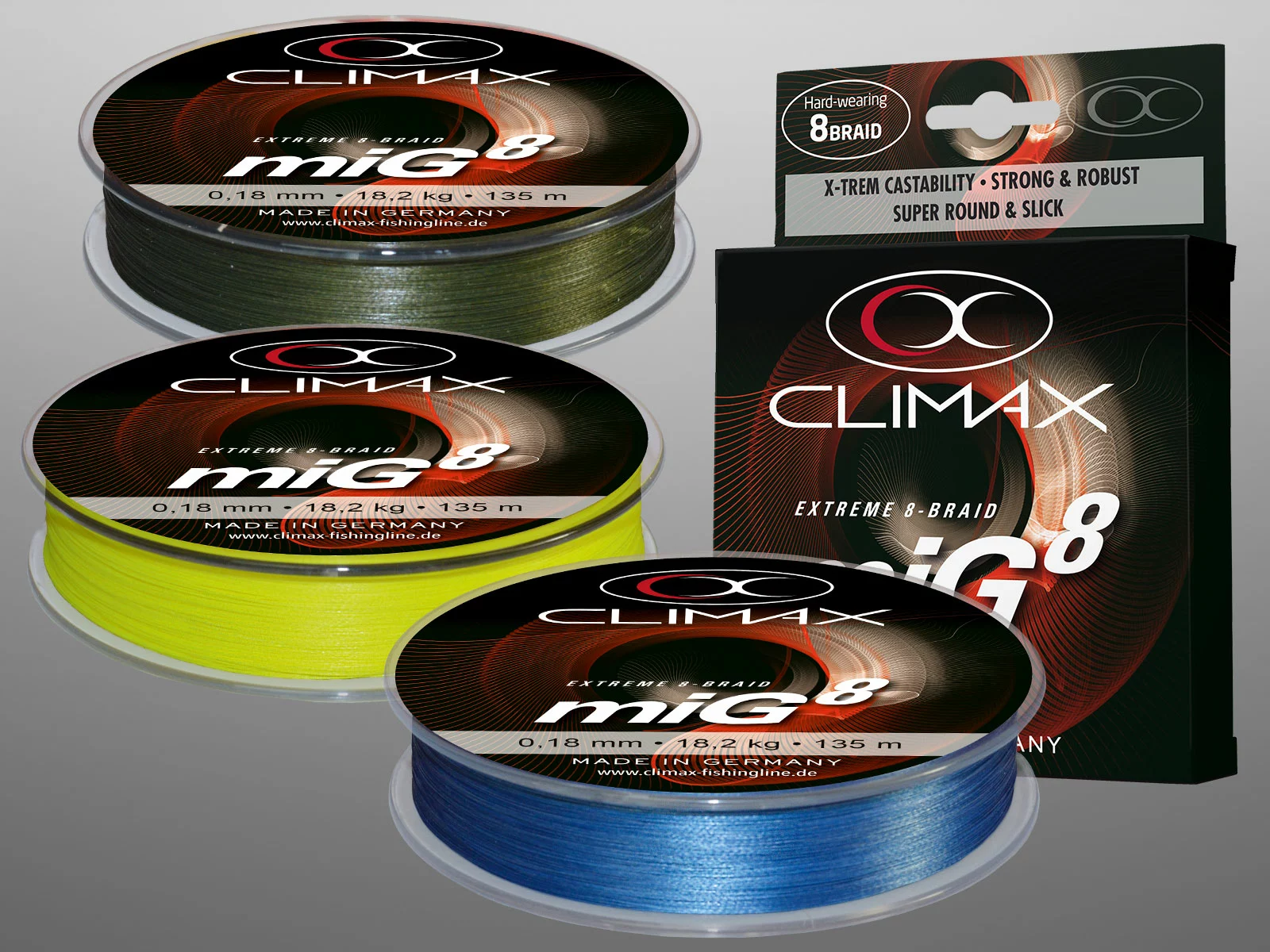 Climax MiG 8 Braid Fluo Yellow 0,16 Mm 15,9 Kg 4 Climax MiG 8 Braid Fluo Yellow 0,16 Mm 15,9 Kg - Afbeelding 2