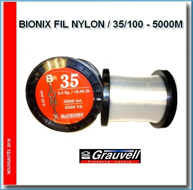 Grauvell Bionix Clear ( 5000 Mtr 0,35mm) 4 Grauvell Bionix Clear ( 5000 Mtr 0,35mm) - Afbeelding 2