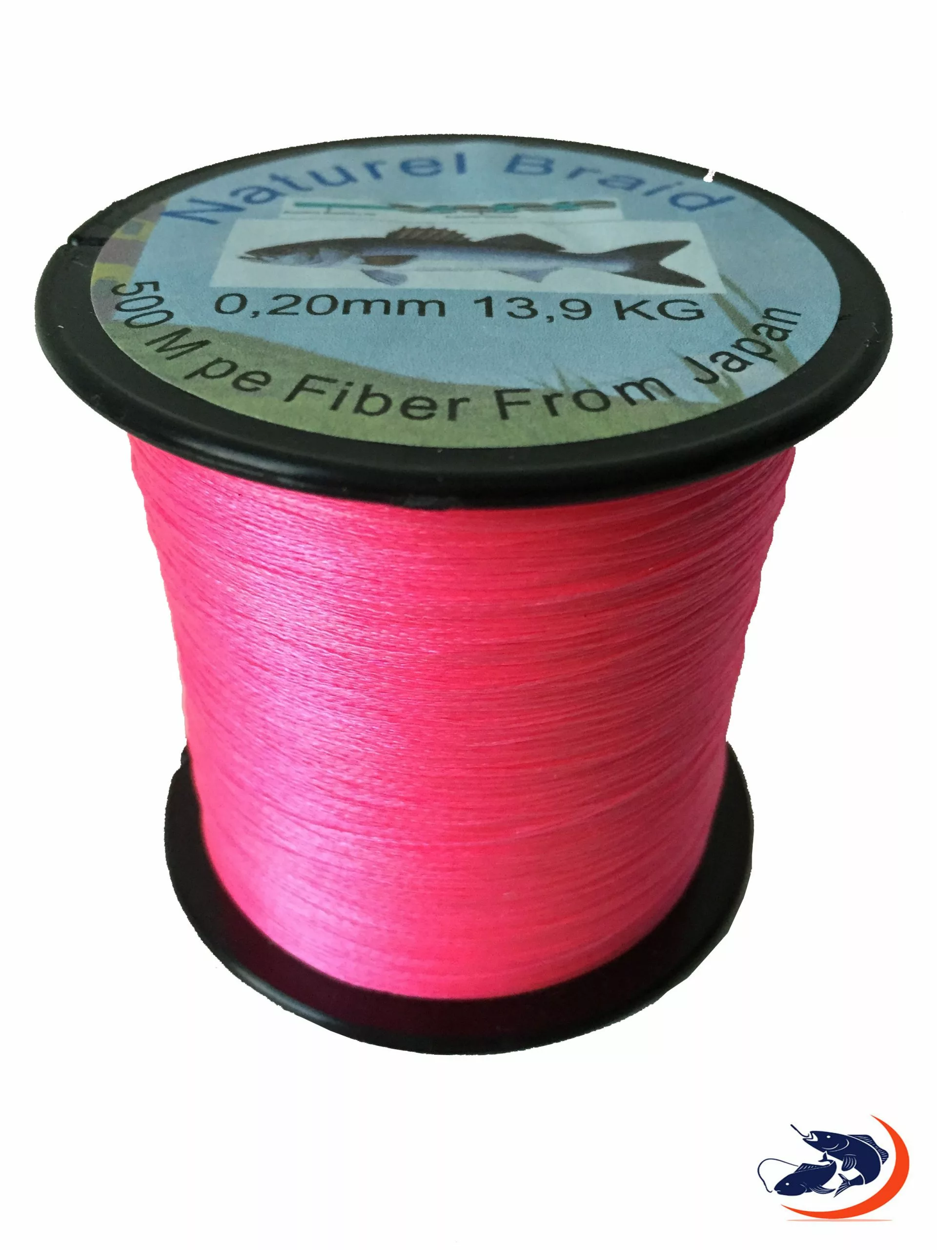 Naturel Braid Pink 500 Meter 0,20mm 4 Naturel Braid Pink 500 Meter 0,20mm - Afbeelding 2