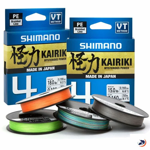 Shimano Kairiki 4 Braid 0,20mm Mantis Green 3 Shimano Kairiki 4 Braid 0,20mm Mantis Green